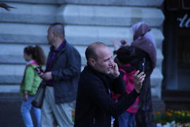 Турист на красной площади