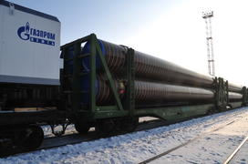 Трубы газгпромнефть. Ямало-ненецкий  автономный округ. Город Салехард, поселок Лабытнанги. фото Серг