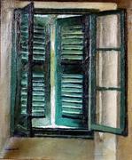 Картина Альбера Марке "Зеленые ставни", 1945-46.