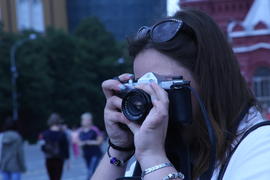 Туристы на Красной площади