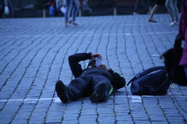 Китайские туристы на Красной площади