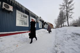 Город Салехард Ямало-ненецкий  автономный округ. Город Салехард, поселок Лабытнанги. фото Сергей Шах
