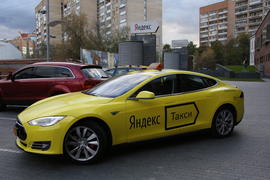 Первое в России электротакси. Электромобиль Tesla. Первый раз в Тесле