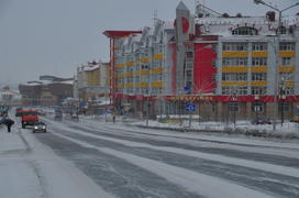Город Салехард Ямало-ненецкий  автономный округ. Город Салехард, поселок Лабытнанги. фото Сергей Шах