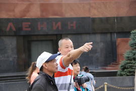 Китайские туристы на Красной площади