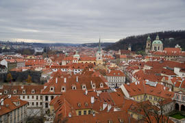 Крыши пражских домов