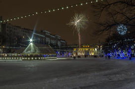 Новогодняя ночь на Чистых прудах