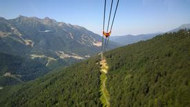 Горы, канатная дорога