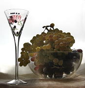 Ваза с виноградом