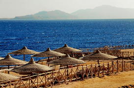 Пляж, зонты, море...