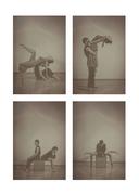 Танец, сепия