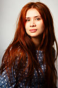 Девушка с рыжим цветом волос