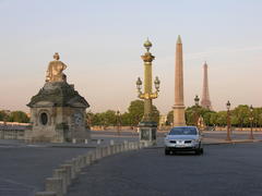 Франция, Париж, Площадь Конкорд, май