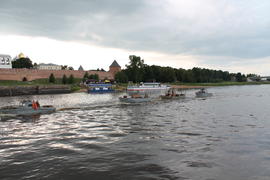 Вид на кремль с реки