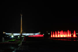 Фонтан в парке Победы