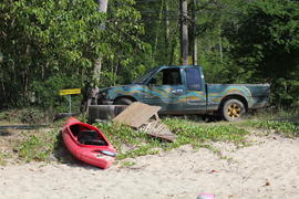 Каное на пляже