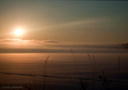 Рассвет над снегом